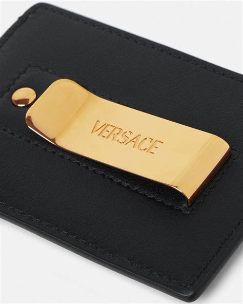 versace medusa card holder